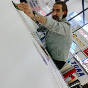 İç mekan çiçek görsel baskı