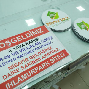 Apartman Dönkart Bilgi Levhaları