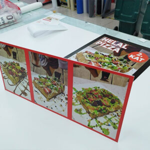 Ayaklı dekota cafe lokanta menü baskı