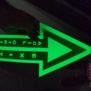 Yer aydınlatmalı fotolümen acil çıkışlar