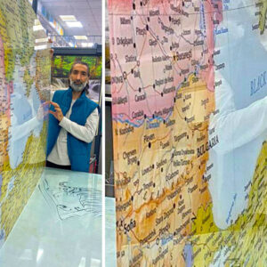 Pleksi uv harita baskıları